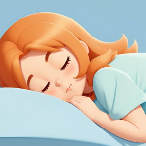 気持ちよく眠っている女性